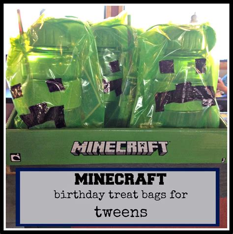 walmart minecraft party favors